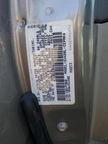 4T1BG22K6VU069642 - 1997 TOYOTA CAMRY CE 灰色 照片 12