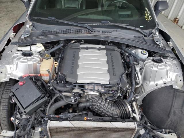 1G1FH1R73K0105684 - 2019 CHEVROLET CAMARO SS ვერცხლისფერი ფოტო 11