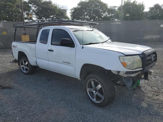 5TETX22N07Z333564 - 2007 TOYOTA TACOMA ACCESS CAB WHITE photo 4