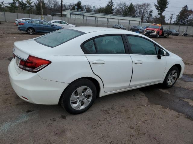 19XFB2F50FE257047 - 2015 HONDA CIVIC LX WHITE photo 3