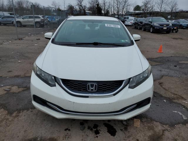 19XFB2F50FE257047 - 2015 HONDA CIVIC LX WHITE photo 5