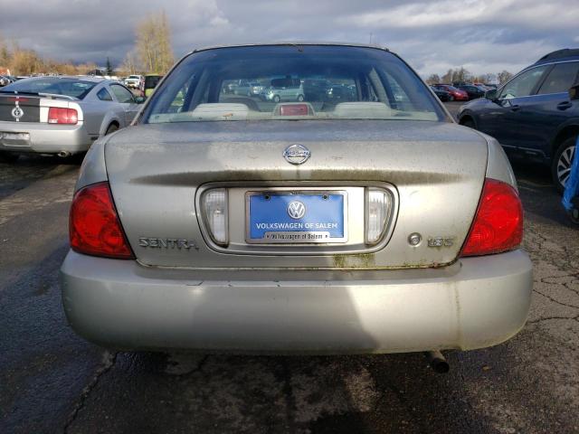 3N1CB51D04L831452 - 2004 NISSAN SENTRA 1.8 SILVER photo 6