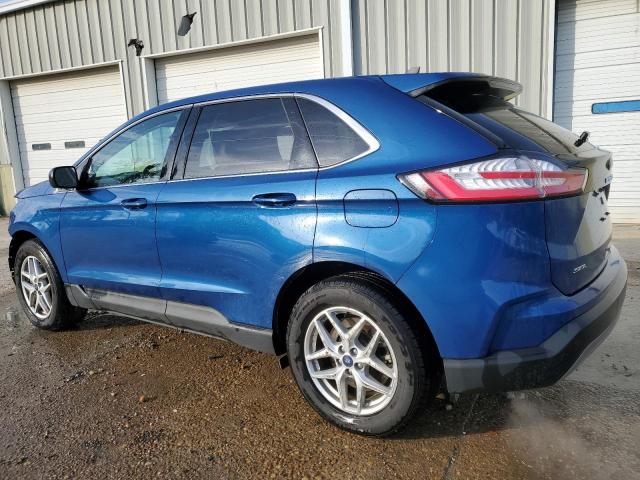 2FMPK4J9XNBA53982 - 2022 FORD EDGE SEL BLUE photo 2