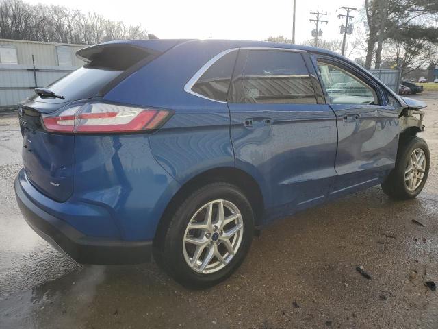 2FMPK4J9XNBA53982 - 2022 FORD EDGE SEL BLUE photo 3