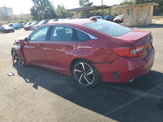 1HGCV1F31KA051186 - 2019 HONDA ACCORD SPORT ბურგუნდია ფოტო 2