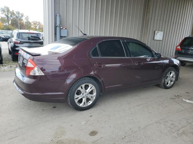 3FAHP0HG9CR283394 - 2012 FORD FUSION SE MAROON photo 3