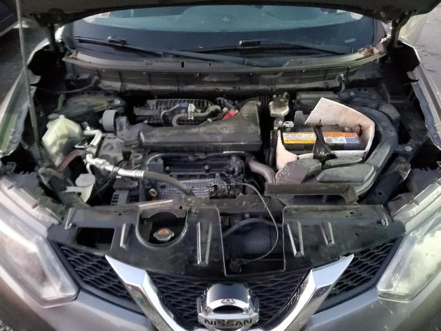 5N1AT2MK4EC786888 - 2014 NISSAN ROGUE S GRAY photo 11