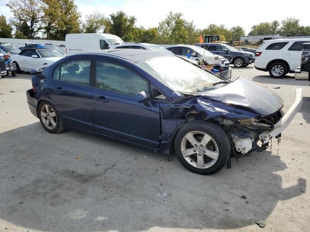 1HGFA16867L143930 - 2007 HONDA CIVIC EX BLUE photo 4
