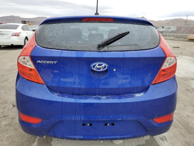 KMHCT5AE1EU189152 - 2014 HYUNDAI ACCENT GLS BLUE photo 6