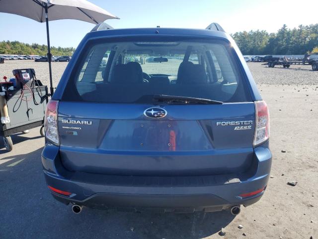JF2SHABC3BH745734 - 2011 SUBARU FORESTER 2.5X BLUE photo 6