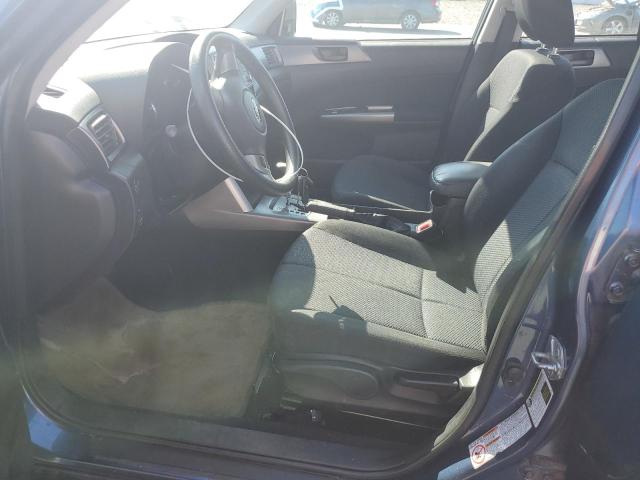 JF2SHABC3BH745734 - 2011 SUBARU FORESTER 2.5X BLUE photo 7