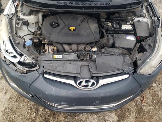 KMHDH4AH7FU372826 - 2015 HYUNDAI ELANTRA SE SILVER photo 11