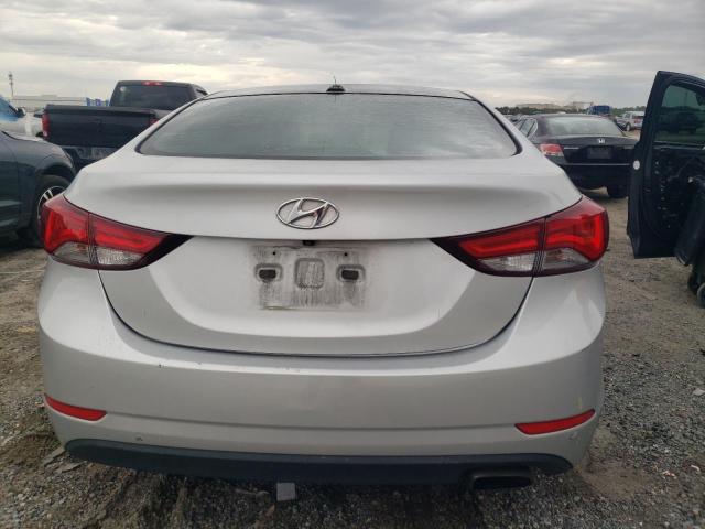 KMHDH4AH7FU372826 - 2015 HYUNDAI ELANTRA SE SILVER photo 6