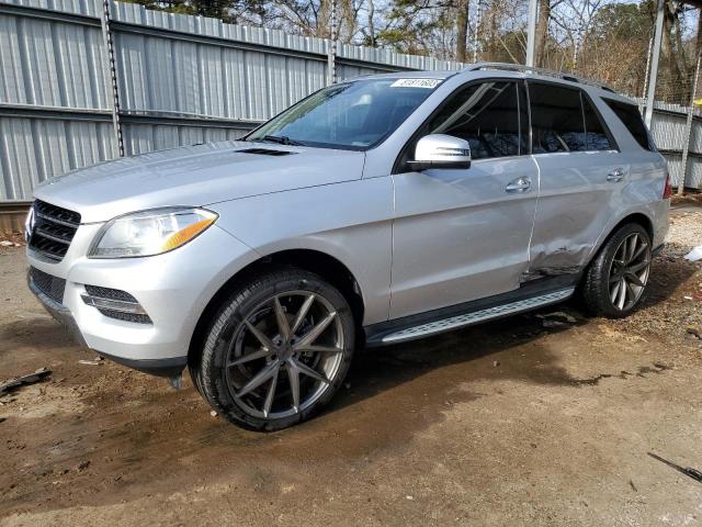 4JGDA5HB6FA470419 - 2015 MERCEDES-BENZ ML 350 4MATIC SILVER photo 1