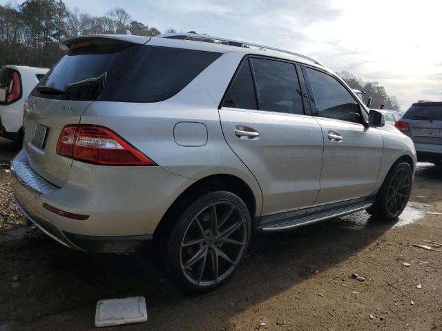 4JGDA5HB6FA470419 - 2015 MERCEDES-BENZ ML 350 4MATIC SILVER photo 3