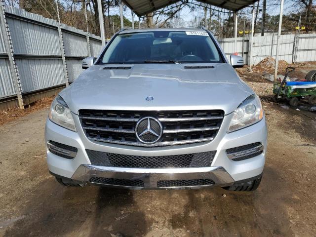 4JGDA5HB6FA470419 - 2015 MERCEDES-BENZ ML 350 4MATIC SILVER photo 5