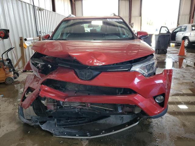 JTMRFREV5GJ087137 - 2016 TOYOTA RAV4 XLE RED photo 5
