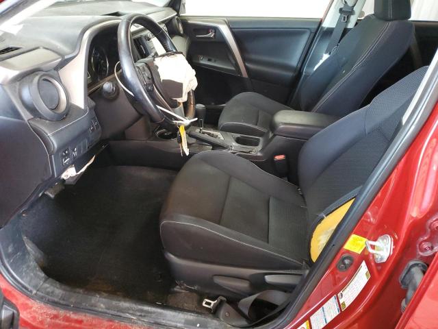 JTMRFREV5GJ087137 - 2016 TOYOTA RAV4 XLE RED photo 7