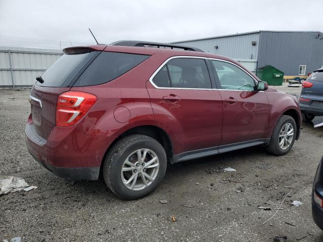 2GNALCEK7H1557714 - 2017 CHEVROLET EQUINOX LT BURGUNDY photo 3