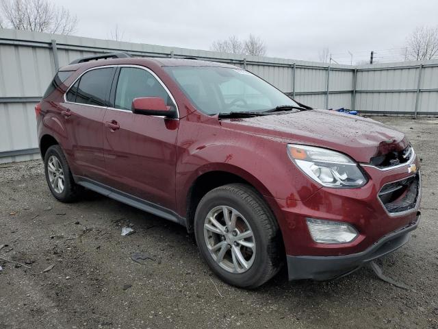 2GNALCEK7H1557714 - 2017 CHEVROLET EQUINOX LT BURGUNDY photo 4