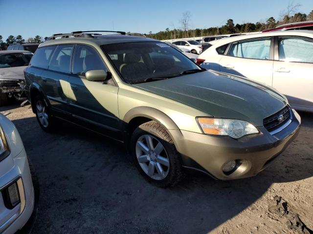 4S4BP62C267335285 - 2006 SUBARU LEGACY OUTBACK 2.5I LIMITED GREEN photo 4