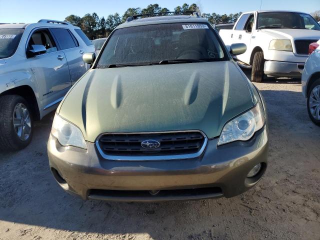 4S4BP62C267335285 - 2006 SUBARU LEGACY OUTBACK 2.5I LIMITED GREEN photo 5