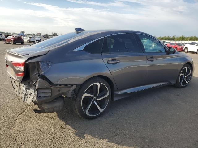 1HGCV1F33JA210725 - 2018 HONDA ACCORD SPORT Сұр фото 3