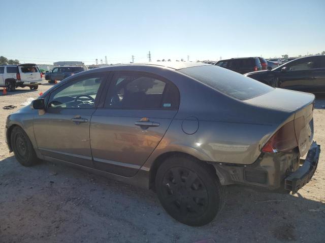 1HGFA16528L062558 - 2008 HONDA CIVIC LX GRAY photo 2