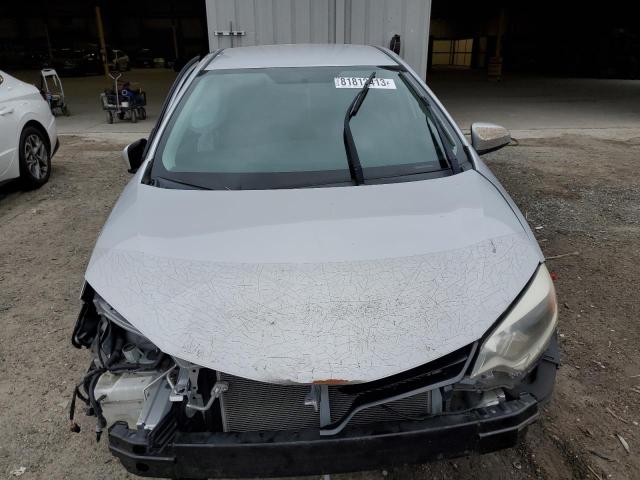 2T1BURHE5EC070284 - 2014 TOYOTA COROLLA L SILVER photo 5