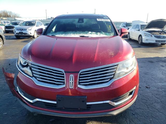 2LMTJ8KR6GBL63187 - 2016 LINCOLN MKX SELECT RED photo 5