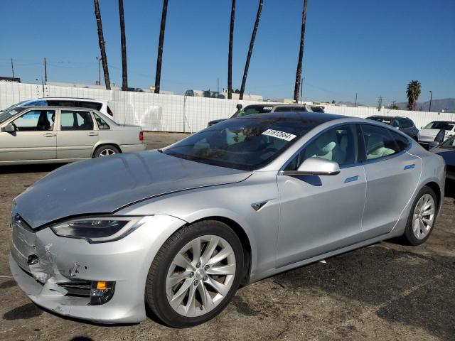5YJSA1E22HF195280 - 2017 TESLA MODEL S Արծաթագույն լուսանկար 1