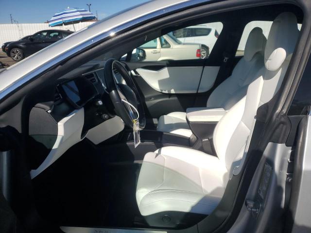 5YJSA1E22HF195280 - 2017 TESLA MODEL S Արծաթագույն լուսանկար 7