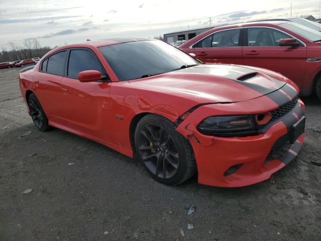 2C3CDXGJ8LH161175 - 2020 DODGE CHARGER SCAT PACK RED photo 4