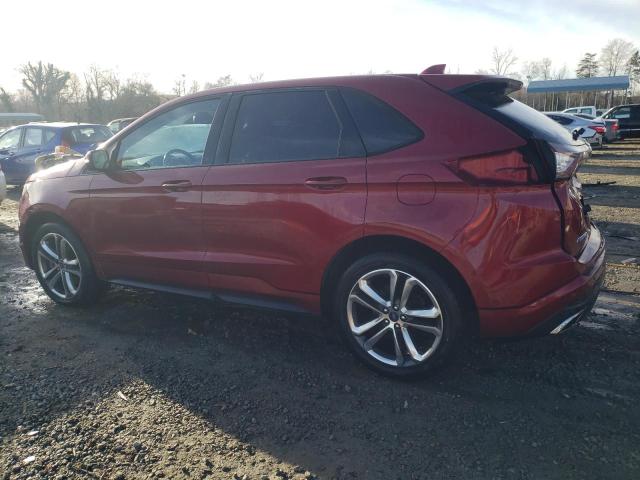 2FMTK4AP8FBB07648 - 2015 FORD EDGE SPORT BURGUNDY photo 2