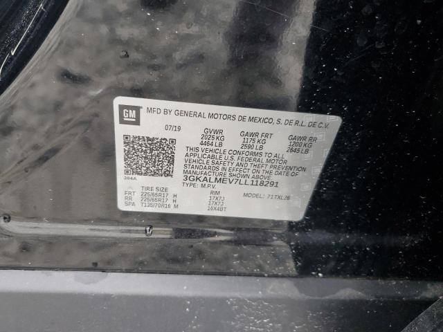 3GKALMEV7LL118291 - 2020 GMC TERRAIN SLE BLACK photo 13