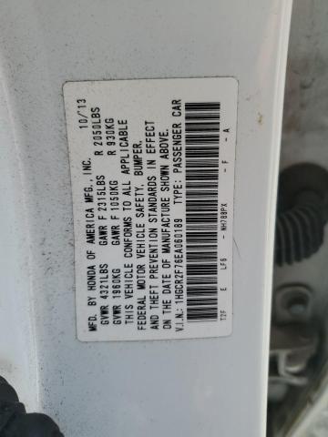 1HGCR2F76EA060189 - 2014 HONDA ACCORD EX 白色 照片 13