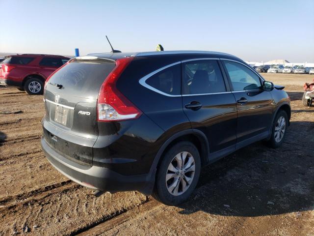 2HKRM4H77DH682338 - 2013 HONDA CR-V EXL BLACK photo 3