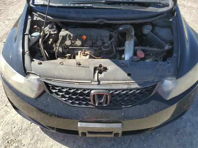 2HGFG1B87AH534965 - 2010 HONDA CIVIC EX BLACK photo 11