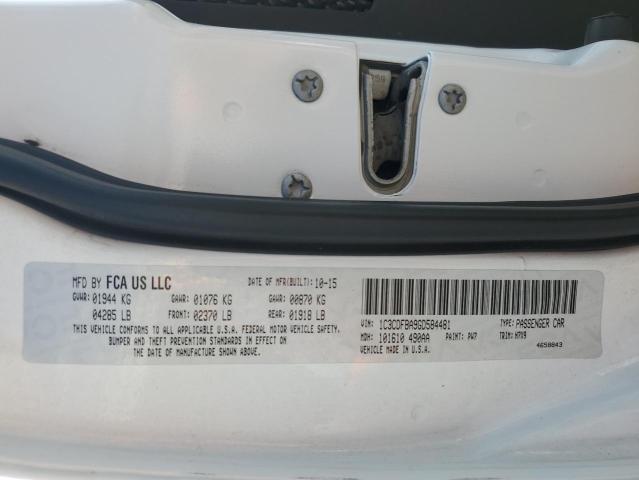 1C3CDFBA9GD584481 - 2016 DODGE DART SXT Ağ foto 13