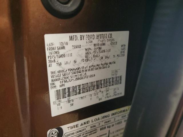 1FMJU1J59BEF21289 - 2011 FORD EXPEDITION XLT BROWN photo 14