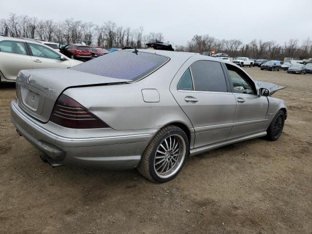 WDBNG74J23A374569 - 2003 MERCEDES-BENZ S 55 AMG SILVER photo 3
