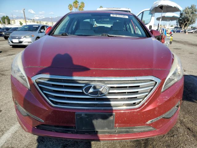 5NPE24AFXFH161851 - 2015 HYUNDAI SONATA SE RED photo 5