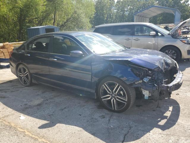 1HGCR2F55HA033360 - 2017 HONDA ACCORD SPORT ლურჯი ფოტო 4