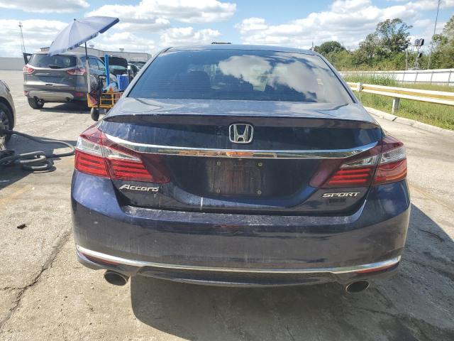 1HGCR2F55HA033360 - 2017 HONDA ACCORD SPORT ლურჯი ფოტო 6