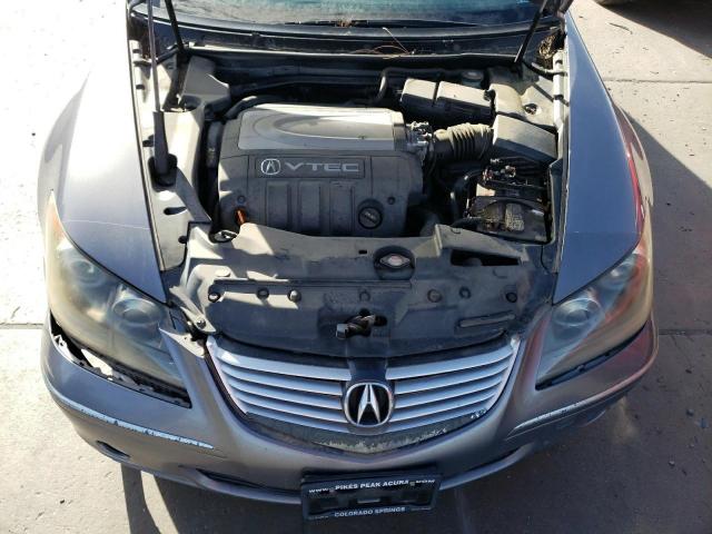 JH4KB16555C006490 - 2005 ACURA RL GRAY photo 11