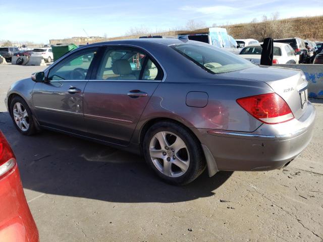 JH4KB16555C006490 - 2005 ACURA RL GRAY photo 2