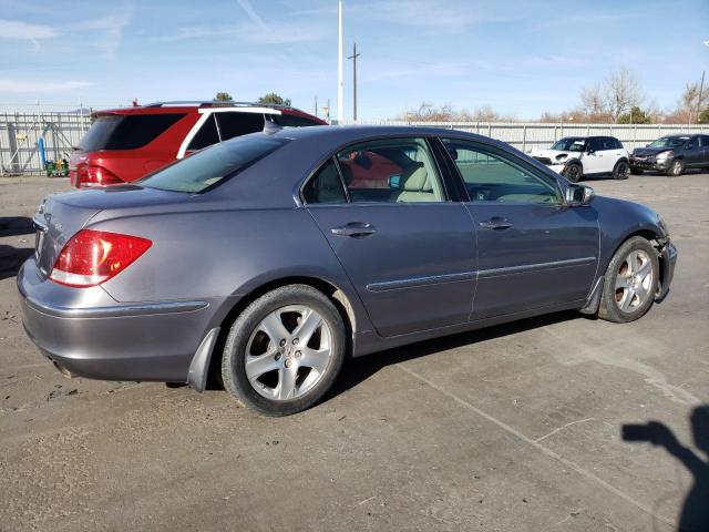 JH4KB16555C006490 - 2005 ACURA RL GRAY photo 3