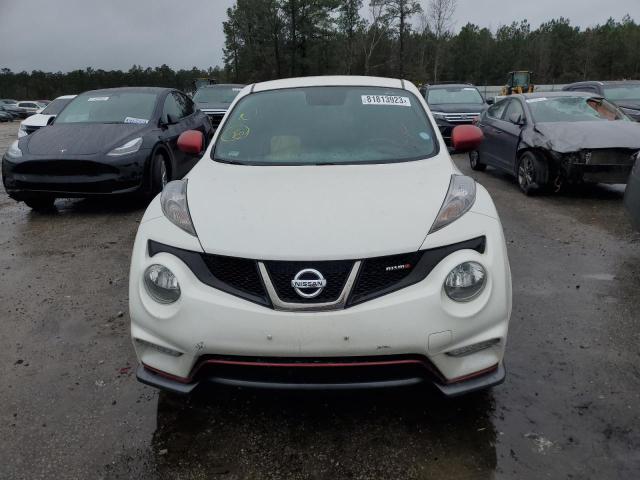 JN8AF5MV6ET365928 - 2014 NISSAN JUKE S WHITE photo 5