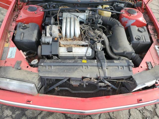 1G6VS3382LU125178 - 1990 CADILLAC ALLANTE RED photo 11