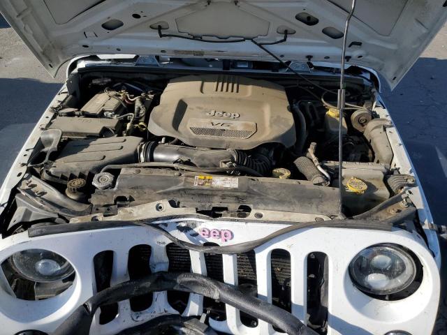 1C4HJWDG4EL316582 - 2014 JEEP WRANGLER U SPORT WHITE photo 11